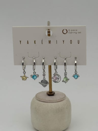 YAKEMIYOU 6'lı Set Küpe // ITHAL-3667.ITHAL-3667