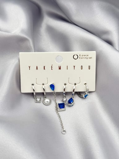 YAKEMIYOU 6'lı Set Küpe // ITHAL-3771.ITHAL-3771