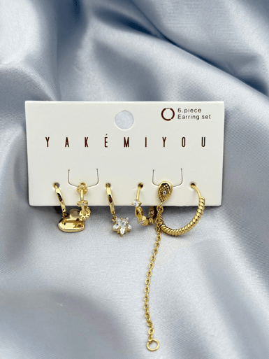 YAKEMIYOU 6'lı Set Küpe // ITHAL-3774.ITHAL-3774