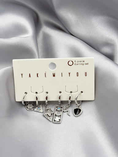 YAKEMIYOU 6'lı Set Küpe // ITHAL-3781.ITHAL-3781