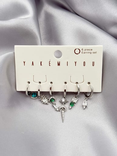 YAKEMIYOU 6'lı Set Küpe // ITHAL-3783.ITHAL-3783