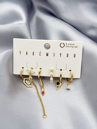 YAKEMIYOU 6'lı Set Küpe // ITHAL-3784.ITHAL-3784