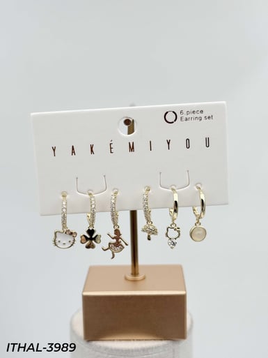 YAKEMIYOU 6'lı Set Küpe // ITHAL-3989.ITHAL-3989