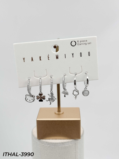 YAKEMIYOU 6'lı Set Küpe // ITHAL-3990.ITHAL-3990
