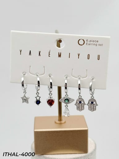 YAKEMIYOU 6'lı Set Küpe // ITHAL-4000.ITHAL-4000