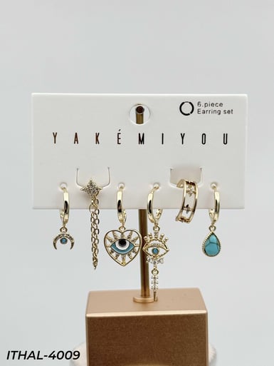 YAKEMIYOU 6'lı Set Küpe // ITHAL-4009.ITHAL-4009