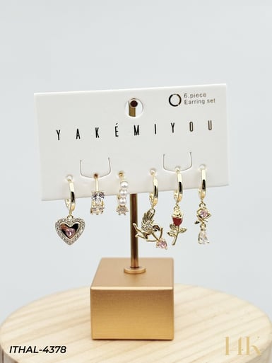 YAKEMIYOU 6'lı Set Küpe // ITHAL-4378ITHAL-4378