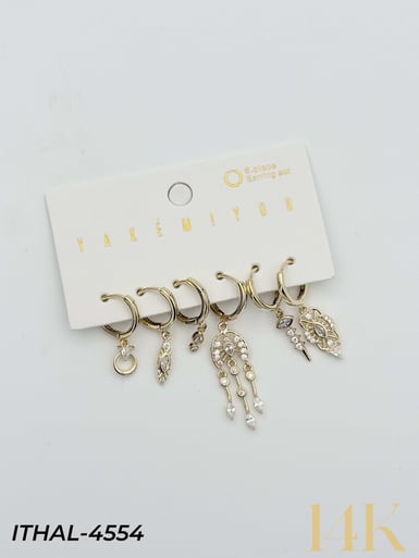 YAKEMIYOU 6'lı Set Küpe // ITHAL-4554ITHAL-4554