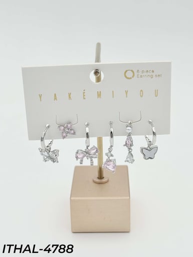 YAKEMIYOU 6'LI Set Küpe // ITHAL-4788ITHAL-4788