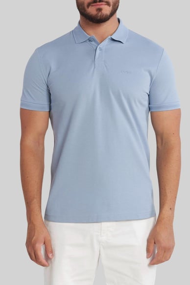 Hugo Boss Slim Fit Polo Erkek T-Shirt Mavi 498