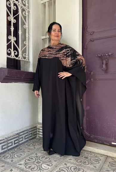 220 Kasnak El İşçiliği Özel Tasarım Abiye-Siyah