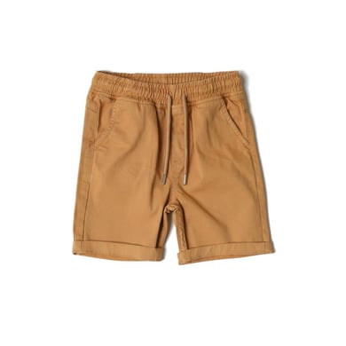 Erkek Çocuk Beli Lastikli Gabardin Şort 1-5 Yaş