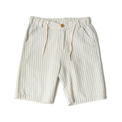 Boys Striped Linen Shorts Ages 6–16 – 123217
