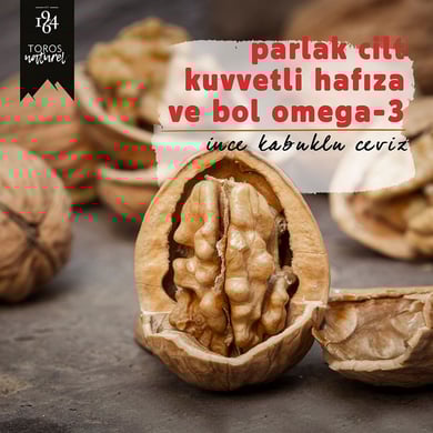 DOĞAL KABUKLU CEVİZ 1000 GRAM görseli.