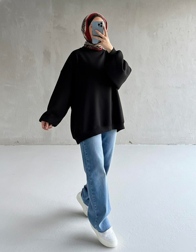 CİTY BASİC SWEAT Siyah