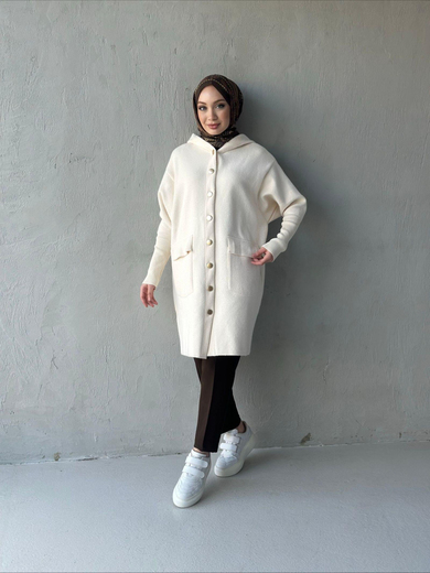 KEÇE ANGORA HIRKA Ekru