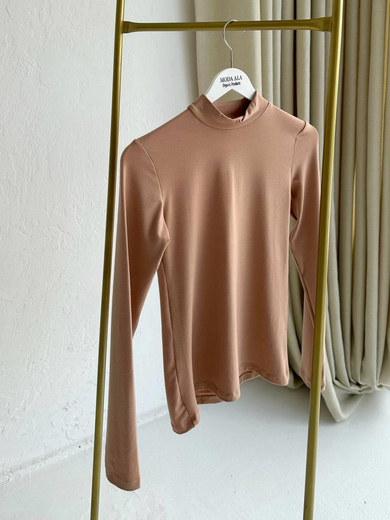 Desenli Balıkçı Body Bej - Moda AlaDesenli Balıkçı Body Bej