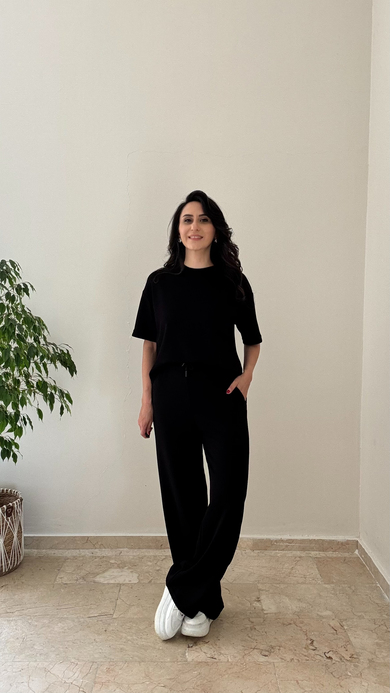 Bisiklet Yaka Kısa Kol Modal Takım