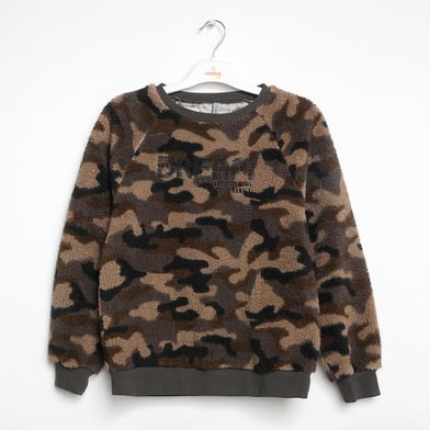Erkek Çocuk Peluş Sweatshirt 1-5 Yaş - 322316