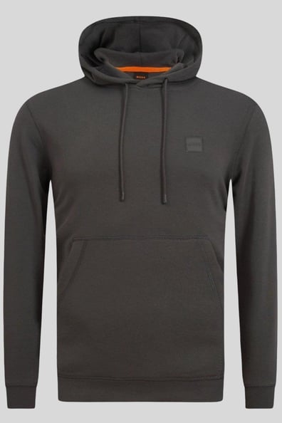 Boss Regular Fit Kapüşonlu Erkek Sweatshirt Gri