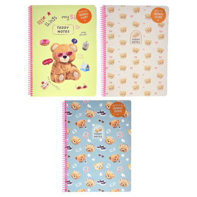 A4 Ayıcıklı Kareli Defter