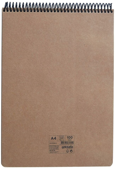 A4 Kraft Çizgili Bloknot