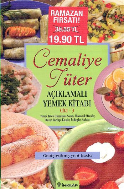 Açıklamalı Yemek Kitabı Cilt: 3 Cemaliye Tüter İnkilap