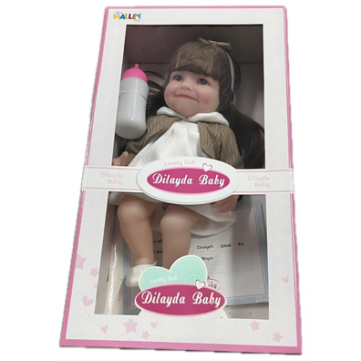 Aksesuralı Yeni Doğmuş 30 Cm Yüksek Gerçeklikte Yumuşak Oyuncak Bebek Sh59815