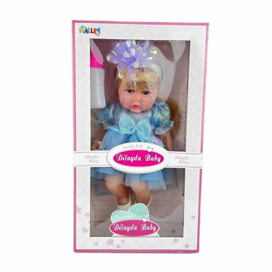 Aksesuralı Yeni Doğmuş 30 Cm Yüksek Gerçeklikte Yumuşak Oyuncak Bebek Sh59816