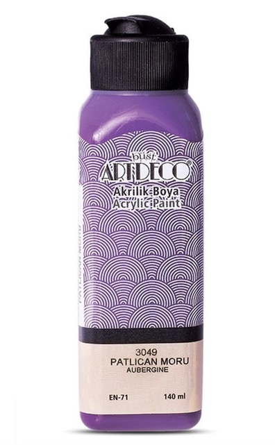 Artdeco Akrilik Boya 140 Ml Patlıcan Moru 3049