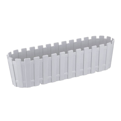 Balkon Saksı Beyaz 40cm