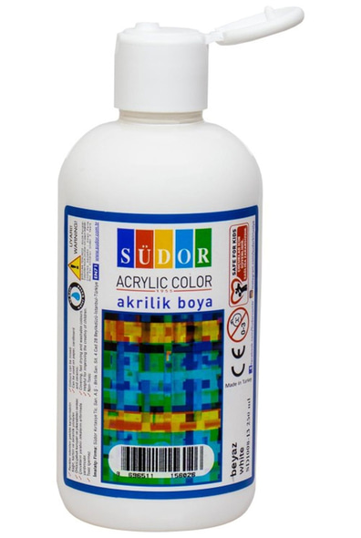 Beyaz Akrilik Boya 250 Ml