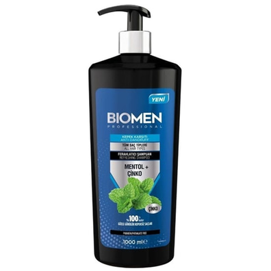 Biomen kepek karşıtı erkek şampuanı