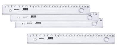 Brons Plastik Cetvel 30Cm Br-225