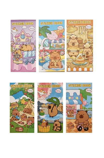 Capybara Sticker Book