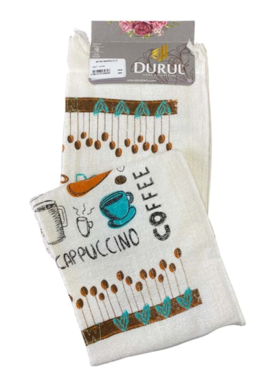 Durul 40*60 Baskılı 2 Li Mutfak El Bezi