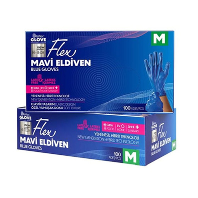 Flex Eldiven Mavi M