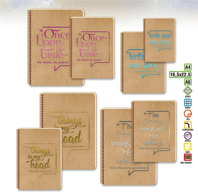 Funky Çizgili Defter 80 Yaprak