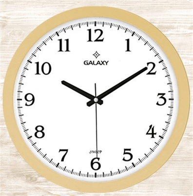 Galaxy Premium Duvar Saati Gold 1964-A