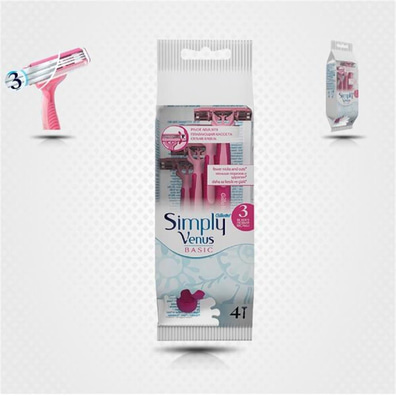 Gillette Venüs Sımply3 Basıc 4 Lü Jilet