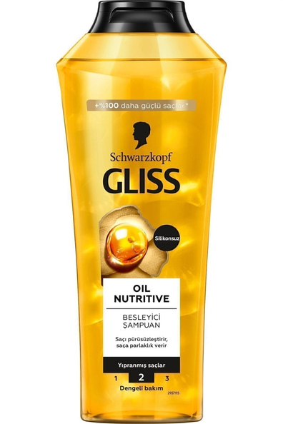 Gliss besleyici saç bakım şampuanı