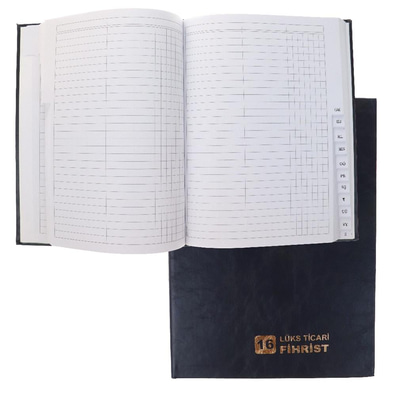 Gülpaş Ticari Fihrist 16 Lı 20x28 Suni Deri Kapak 174