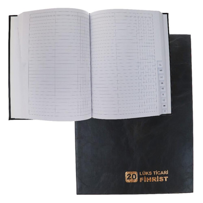 Gülpaş Ticari Fihrist 20 Li 20x28 Suni Deri Kapak 175