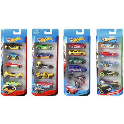Hot Wheels 5'li Oyuncak Araba Seti Mtl-1806