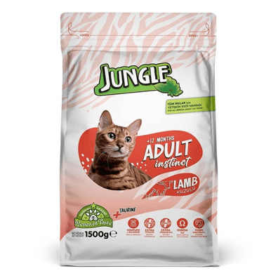 Jungle 1,5 Kg Yetişkin Kedi Maması Kuzu