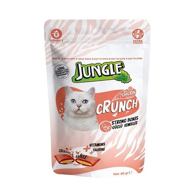Jungle Crunch Kedi Ödül Maması Güçlü Kemikler 60 Gr