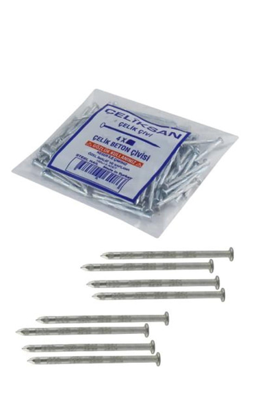 Kanallı Beyaz Çivi 4x60