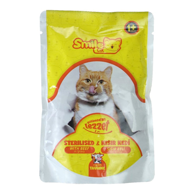 Kedi Mama 100 Gr Kara Kedi Biftekli