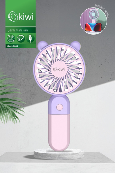 Kiwi Mini El Fanı Şarjlı Kfan-7603