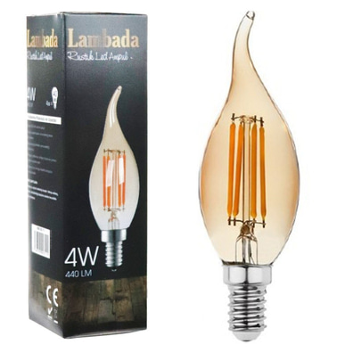 Lambada 4w Led Ampul Kıvrık Günışığı E14 050 03 11